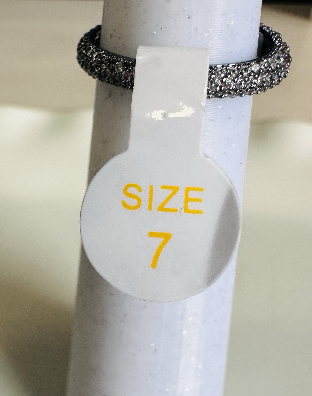 Bomb Party June 2026 ring size 7 “Forever Yours” Ceramic Pearl Hematite Plate