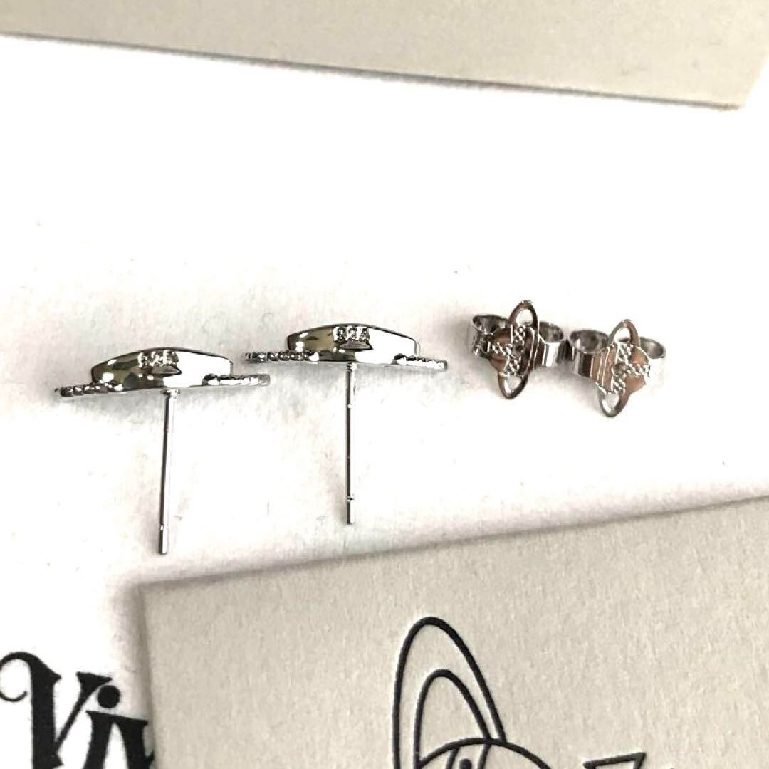 Vivienne Westwood wings Orb Earrings Silver Outlet authentic 1.5cmx0.8cm