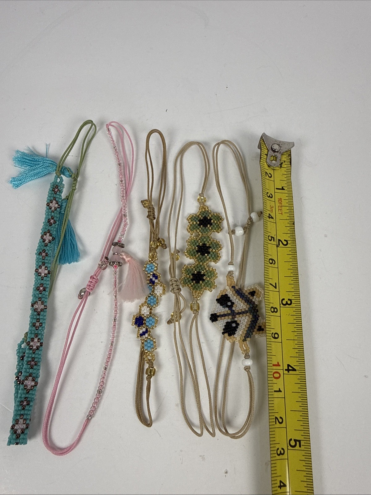 New Set Of 5 Handmade Miyuki Beads Bohemian Adjustable Bracelets