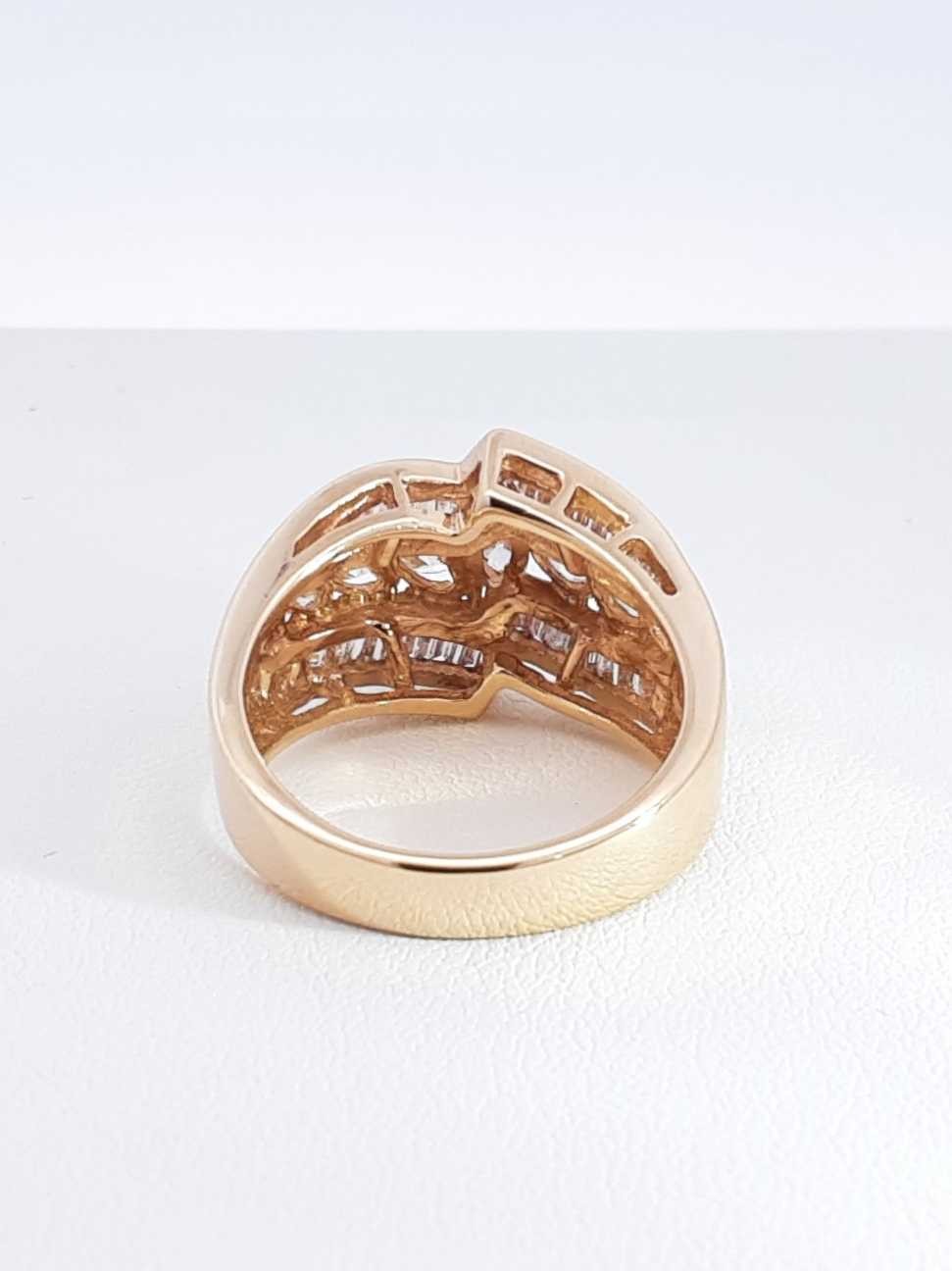 1.09 Cttw Diamond & 14k Yellow Gold Cluster Ring 7.9 Grams Size 7 Fw0426prxdu