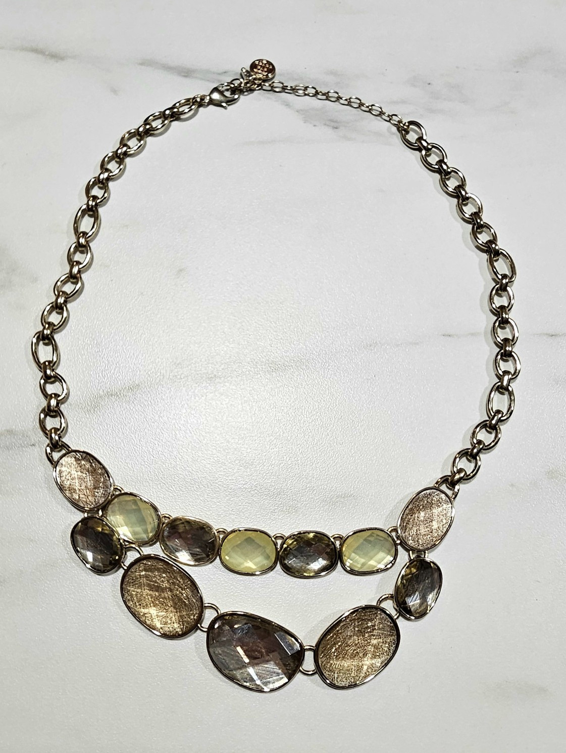 Dana Buchman Gold Chain Embellished Necklace