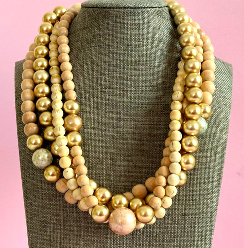 Lot of 10 Necklaces Mixed Materials & Designs Vintage & Contemporary N-52