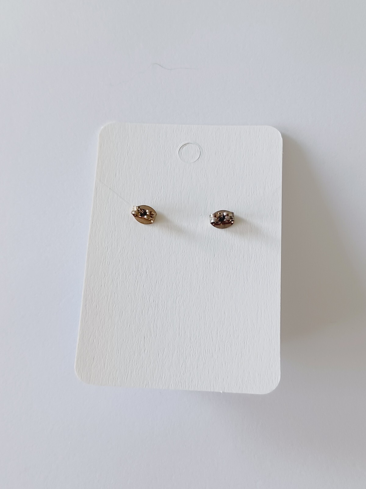 White Teardrop Beaded Dangle Drop Stud Earrings