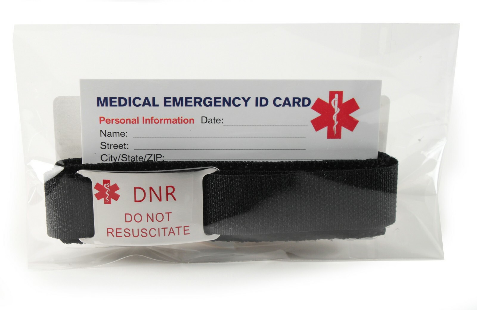 DO NOT RESUSCITATE Sport Medical Alert ID Bracelet. Free medical Emergency Card!