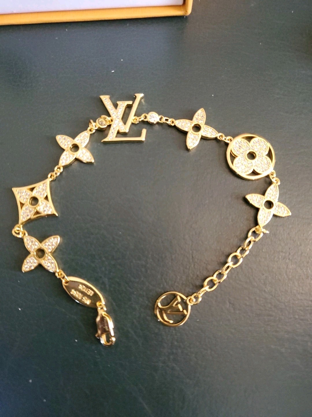 LOUIS VUITTON Bracelet Monogram Colorful Charm Goregeous