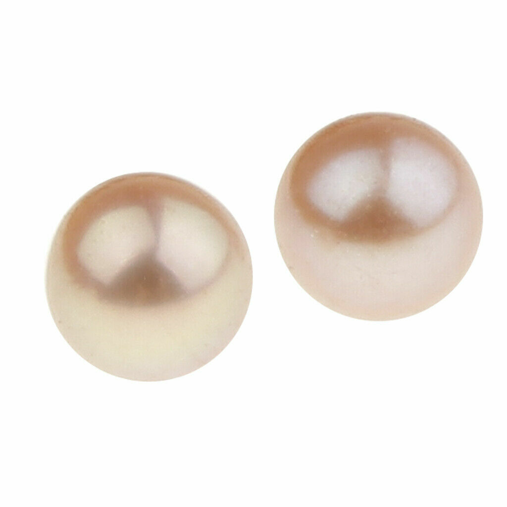 DIY Design Make Your Own Jewelry AAAA Freshwater Near Round Pearls Half-Drilled