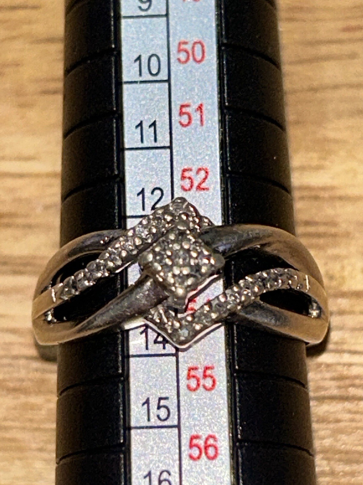 Kay Jewelers Women’s Sterling Silver (925) 1/4ct Size 7 Forever Diamond Ring