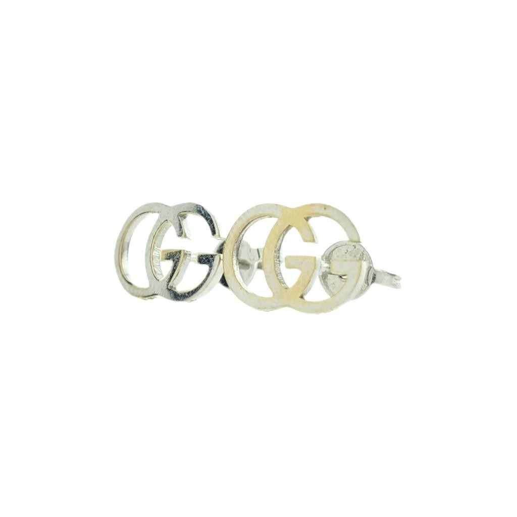 Gucci 18K White Gold Stud Earrings (CSH030420)