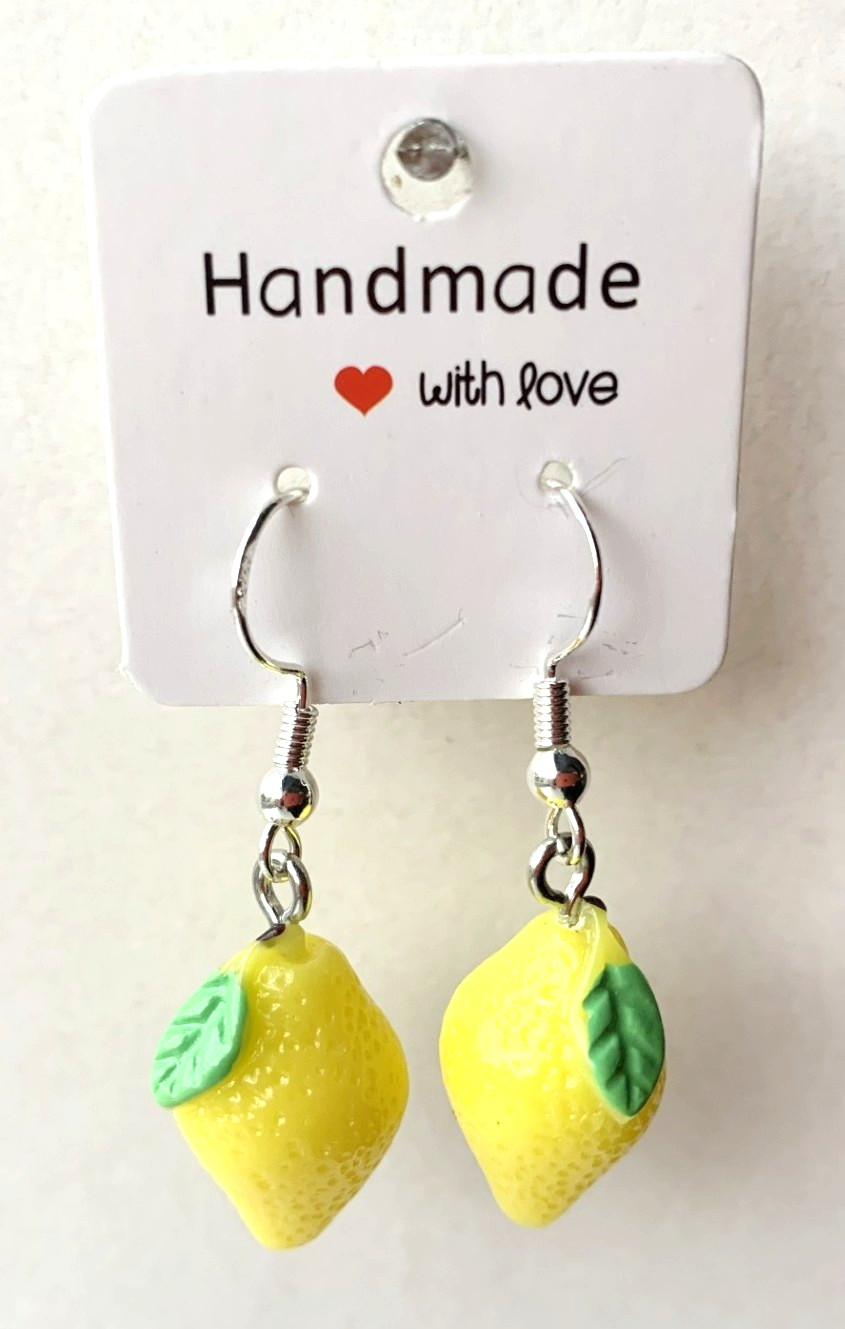 NOVELTY EARRINGS VARIOUS DESIGNS FOOD FRUIT ANIMALS WITH FREE ETC GIFT BAG 925