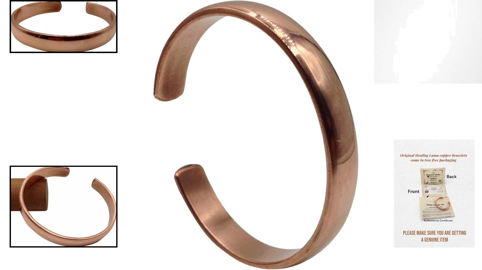 Durable and Beautiful Copper Bracelet – Adjustable 6 to 10 Inch Cuff for Comfort