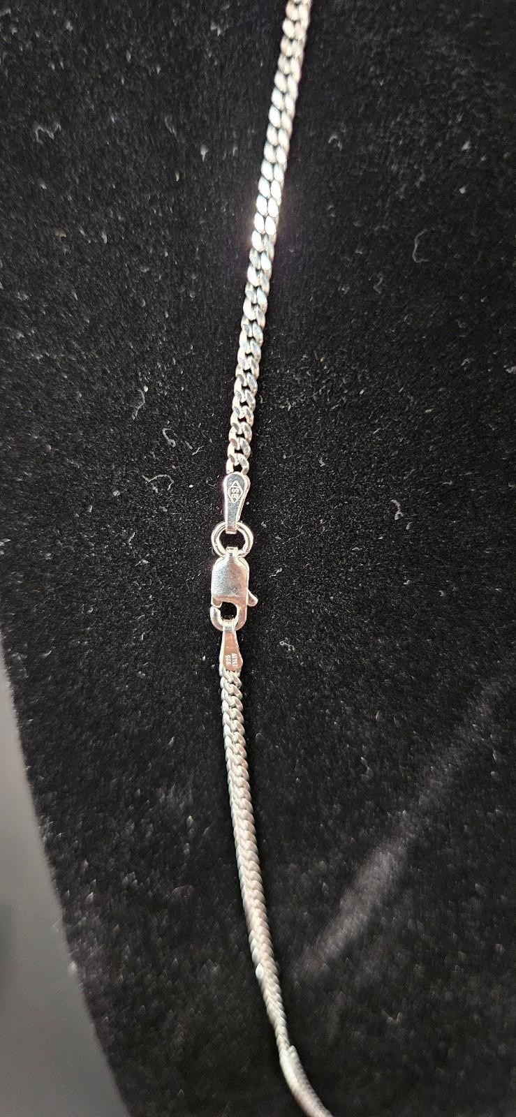 20in 1.9mm Dainty Italian Curb Necklace