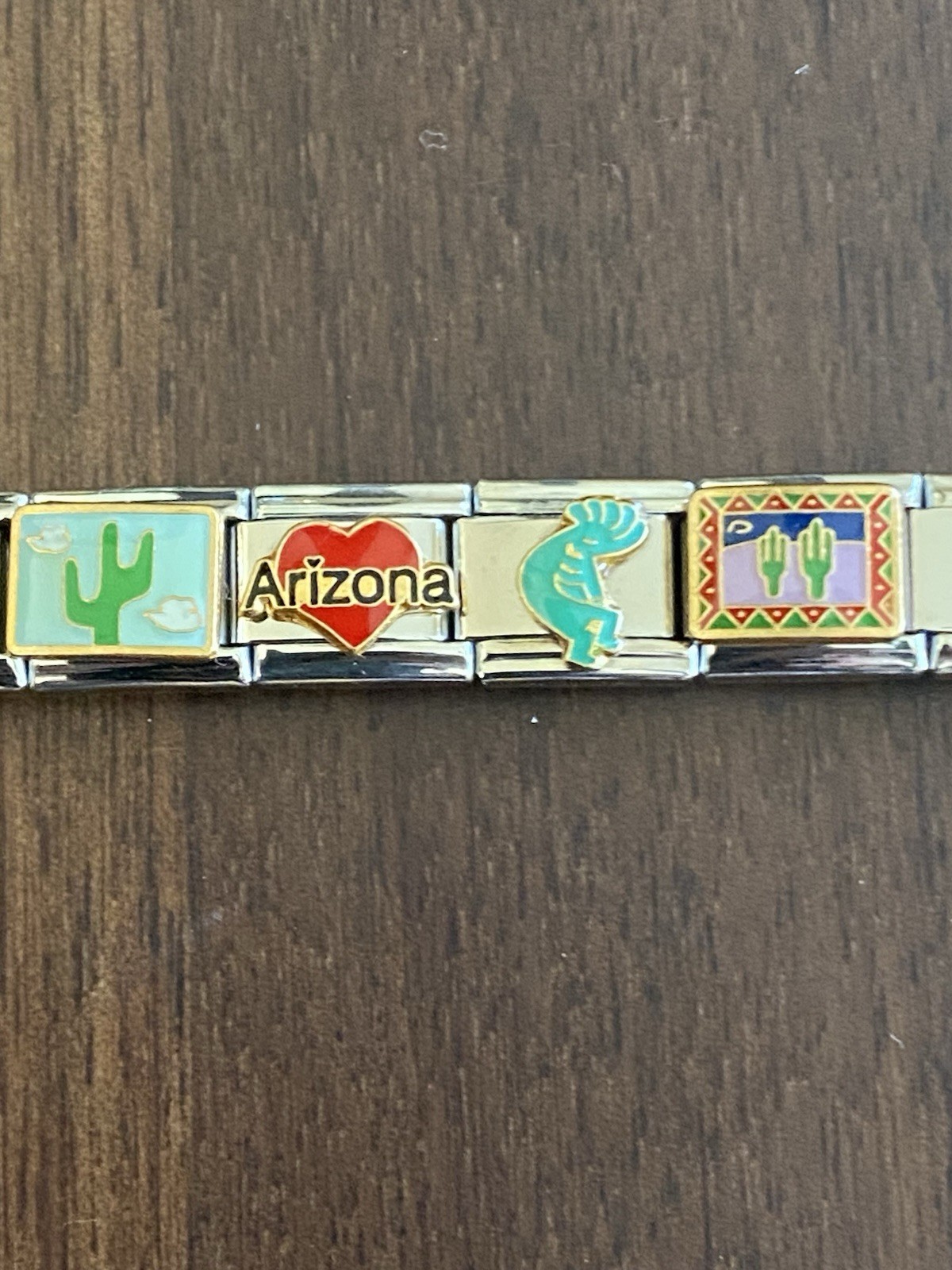 20 Charm Desert / Arizona/ New Mexico *Completed Bracelet * Italian Charm New