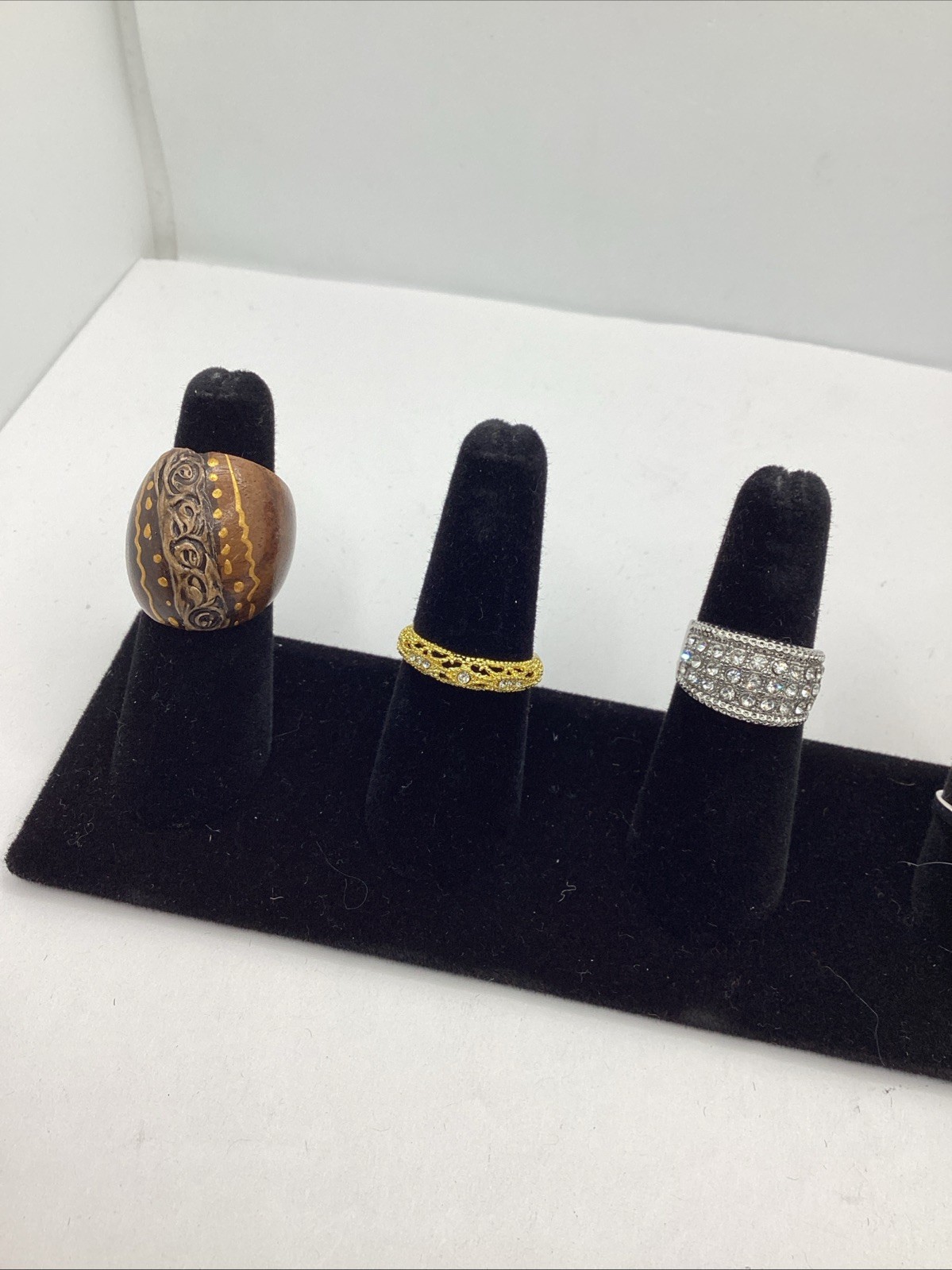 Lot Of 5 Costume Rings. See Pics For Sizes