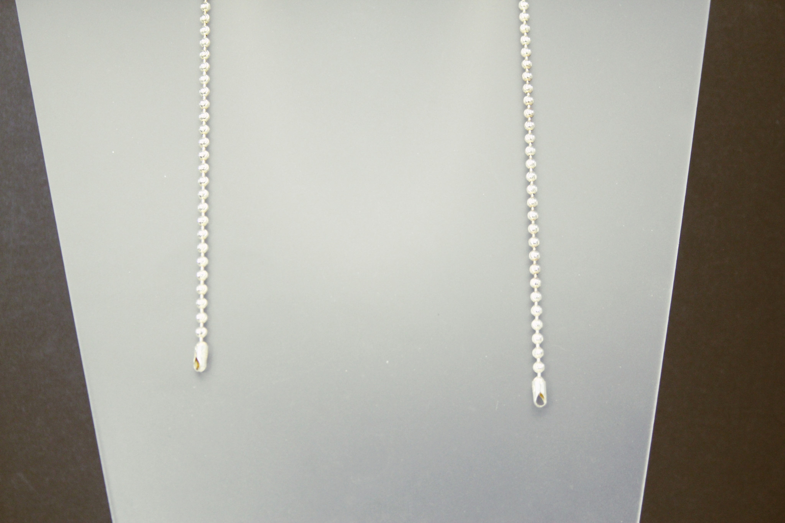 925 Sterling Silver Ribbed Beaded 26″ Chain No Clasp 14.1 Grams (NEC5755)