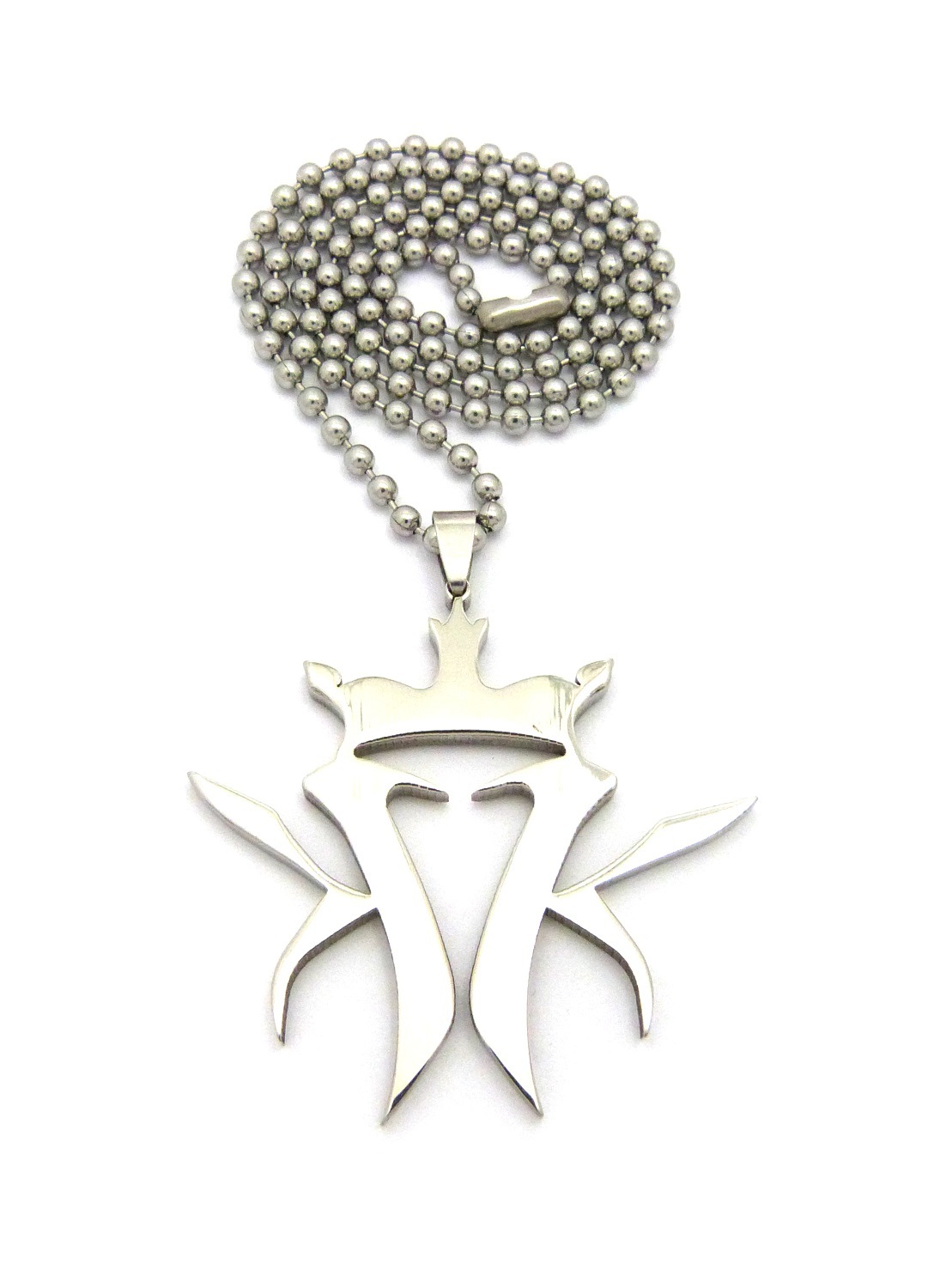 New KOTTONMOUTH KINGS Pendant &24″ Ball Chain Stainless Steel Necklace XP620SBC