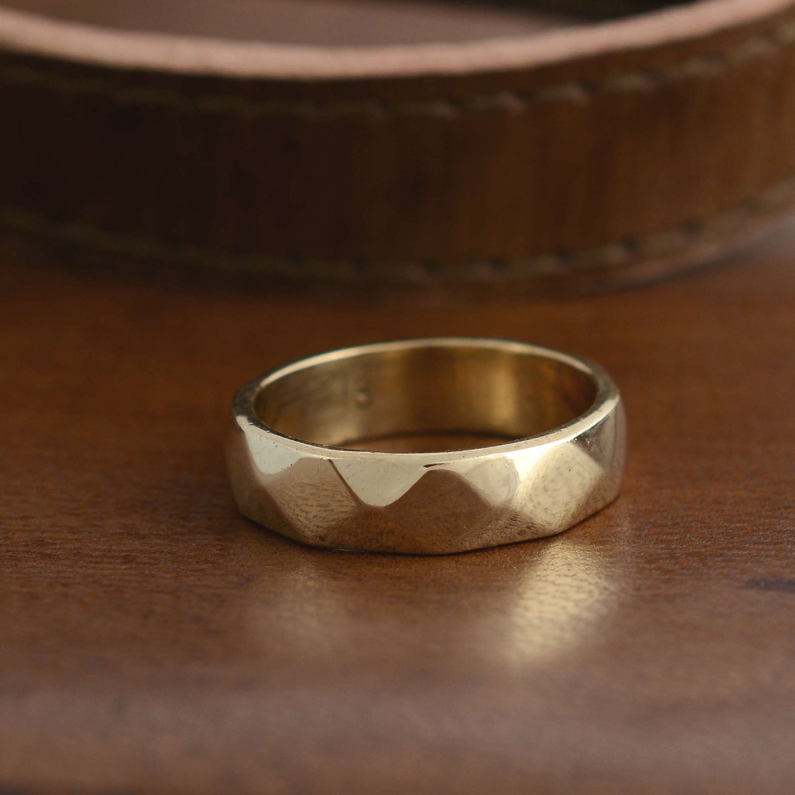 Solid Brass band Ring, Plain Handmade ring Simple band, Wedding band Woman