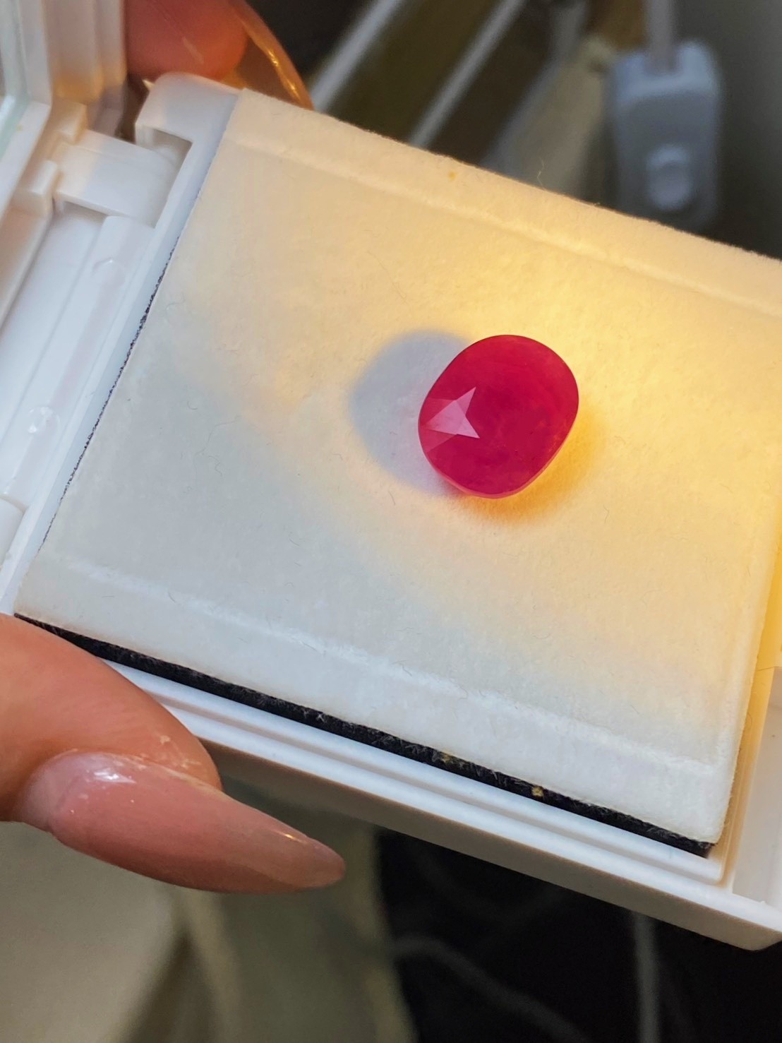 [jerseychou] Natural ruby 13.56 ct, Afghanistan, no heat , AIGS