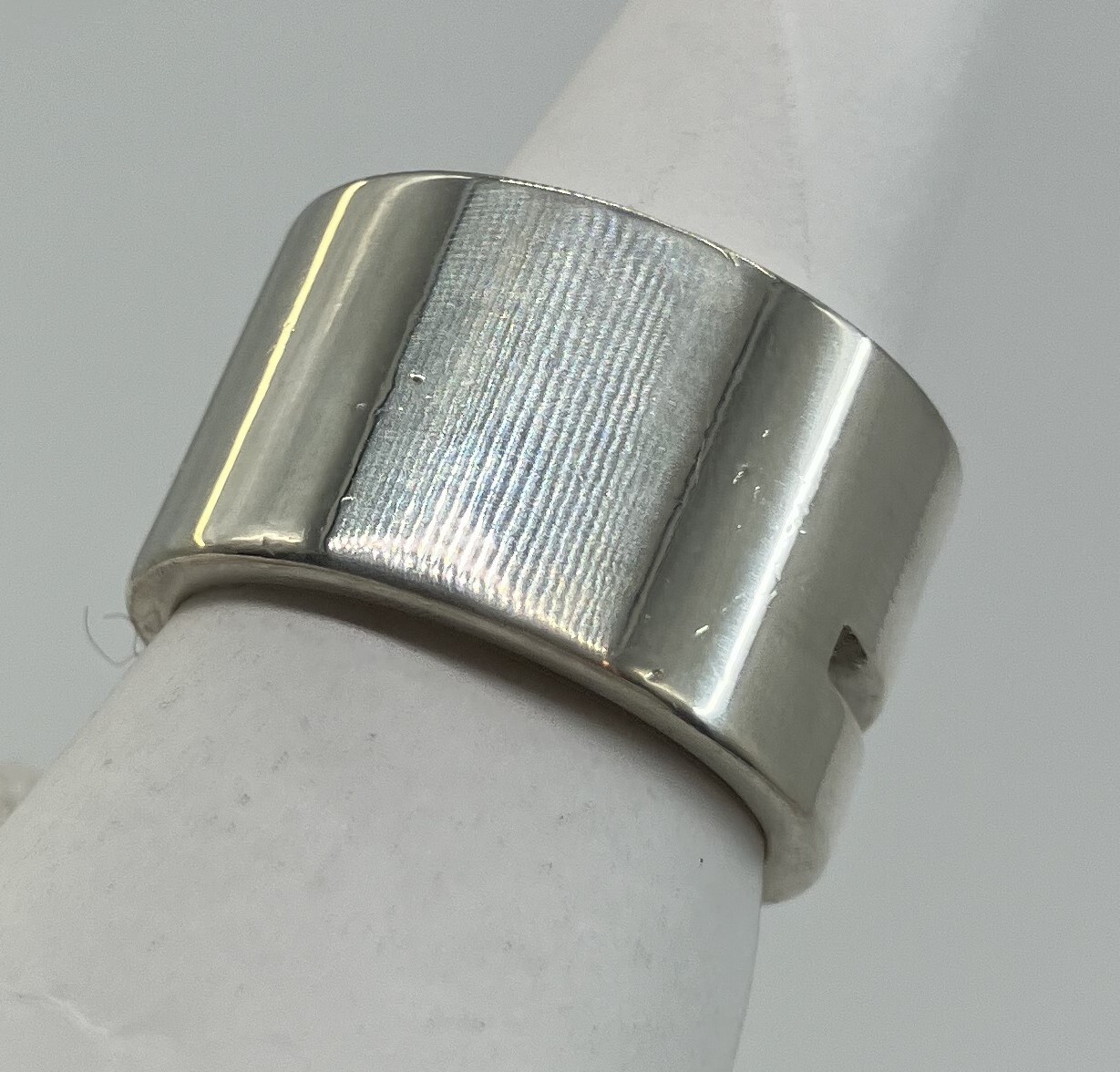 GUCCI Iconic Ring SV925 11.5g 12 (US 6.5)(52) Ring Width 1.2cm Free Shipping