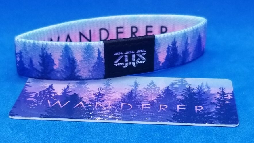 ZOX COLLECTION Wanderer~med. Beautiful forest landscape, inspiring message