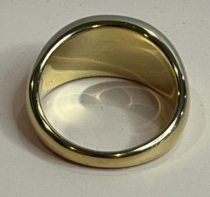 Macy’s New Men’s Stainless Steel Dome Ring 10 mm Wide Polished Band Comfort Fit