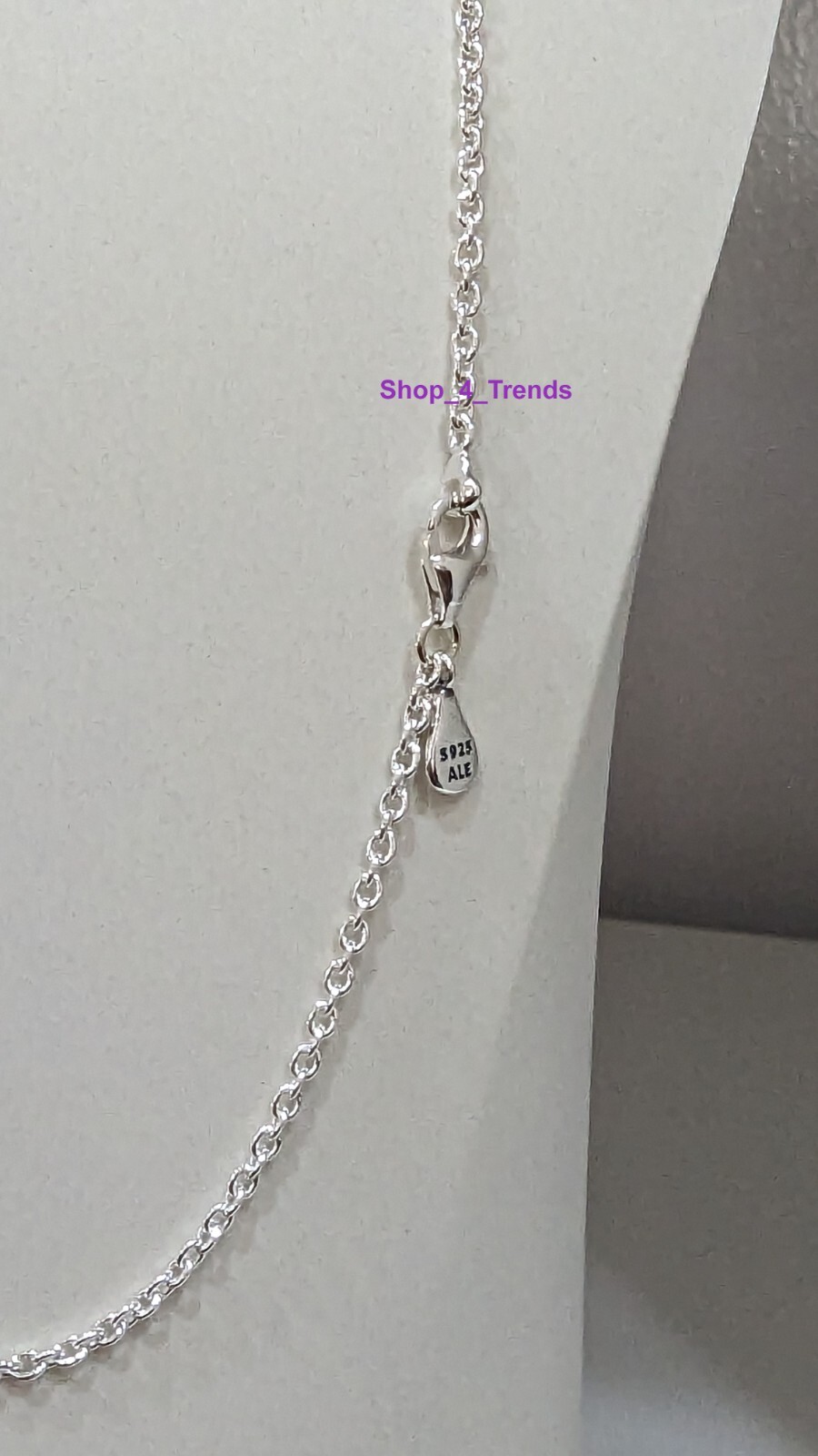 NEW Authentic PANDORA Brand 590200-75 925 Sterling Silver Cable Chain Necklace