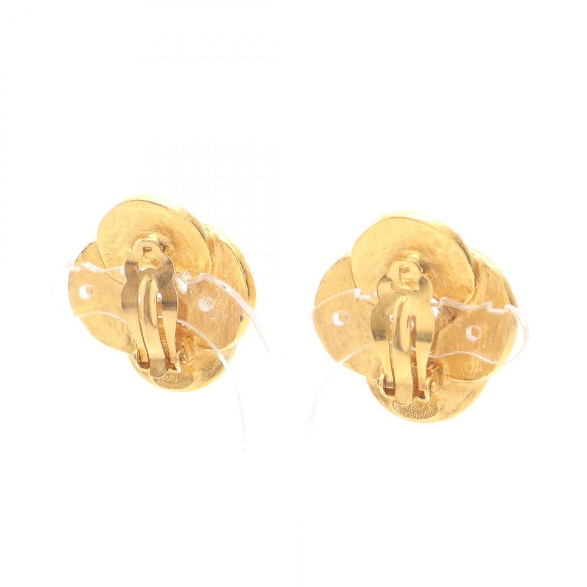 CHANEL Coco Mark Flower Earrings Unspecified Color One Size Used