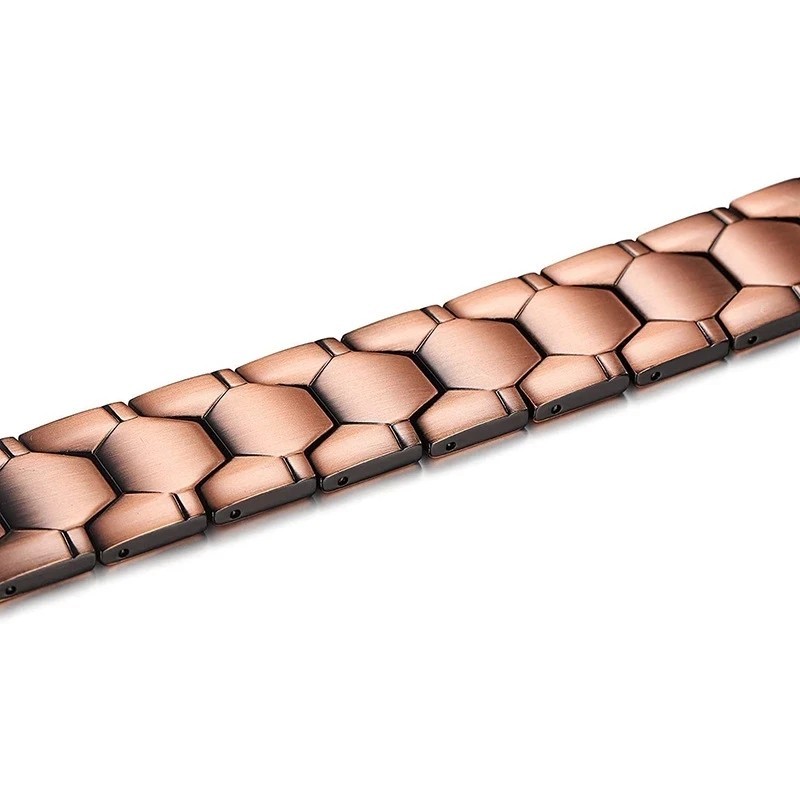 Pulsera magnética de cobre puro para hombres y mujeres Energy Arthritis Pain Va