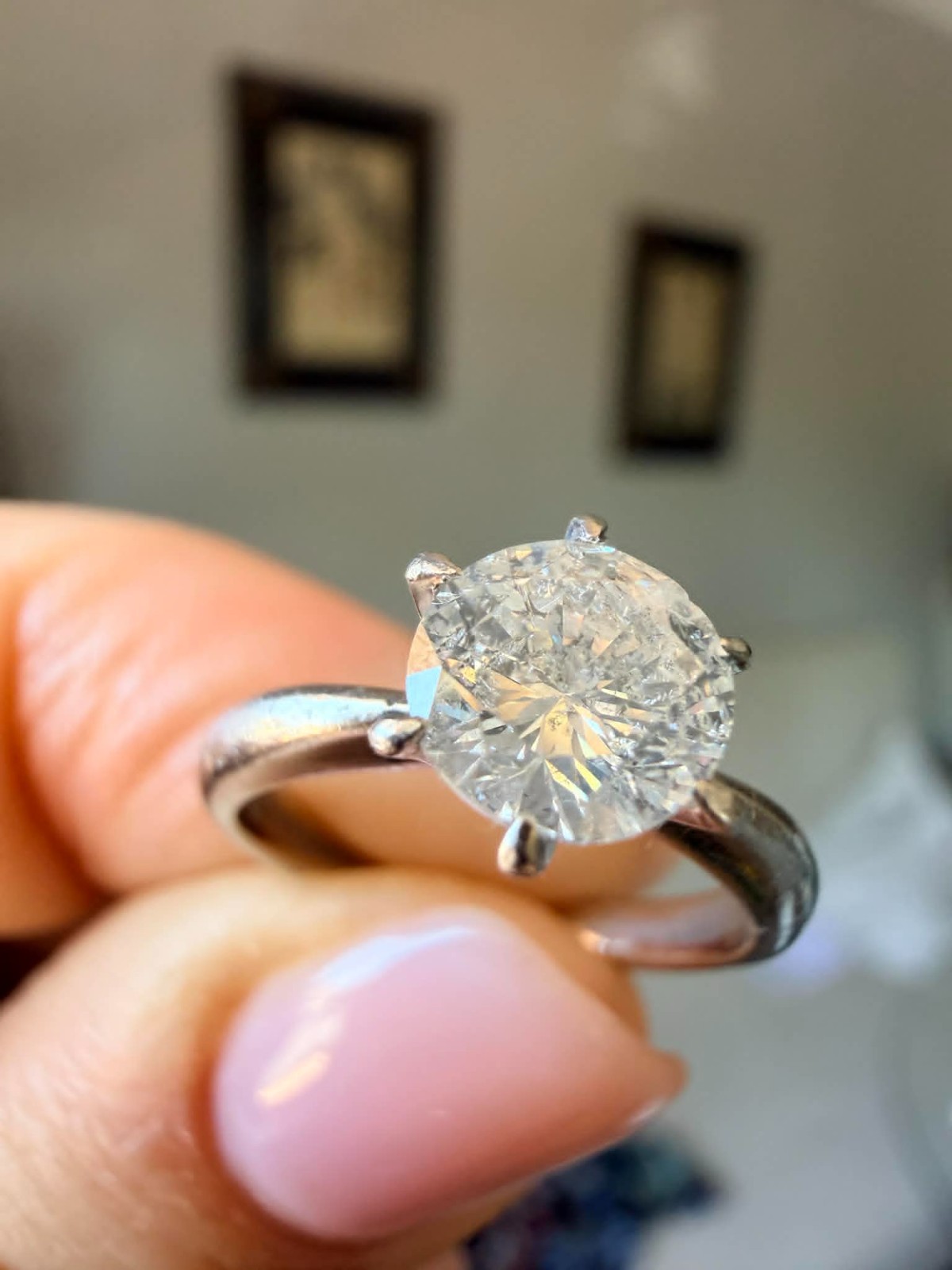 Natural 1.062 Ct Diamond Engagement Ring in Platinum 1000 – Pure Platinum
