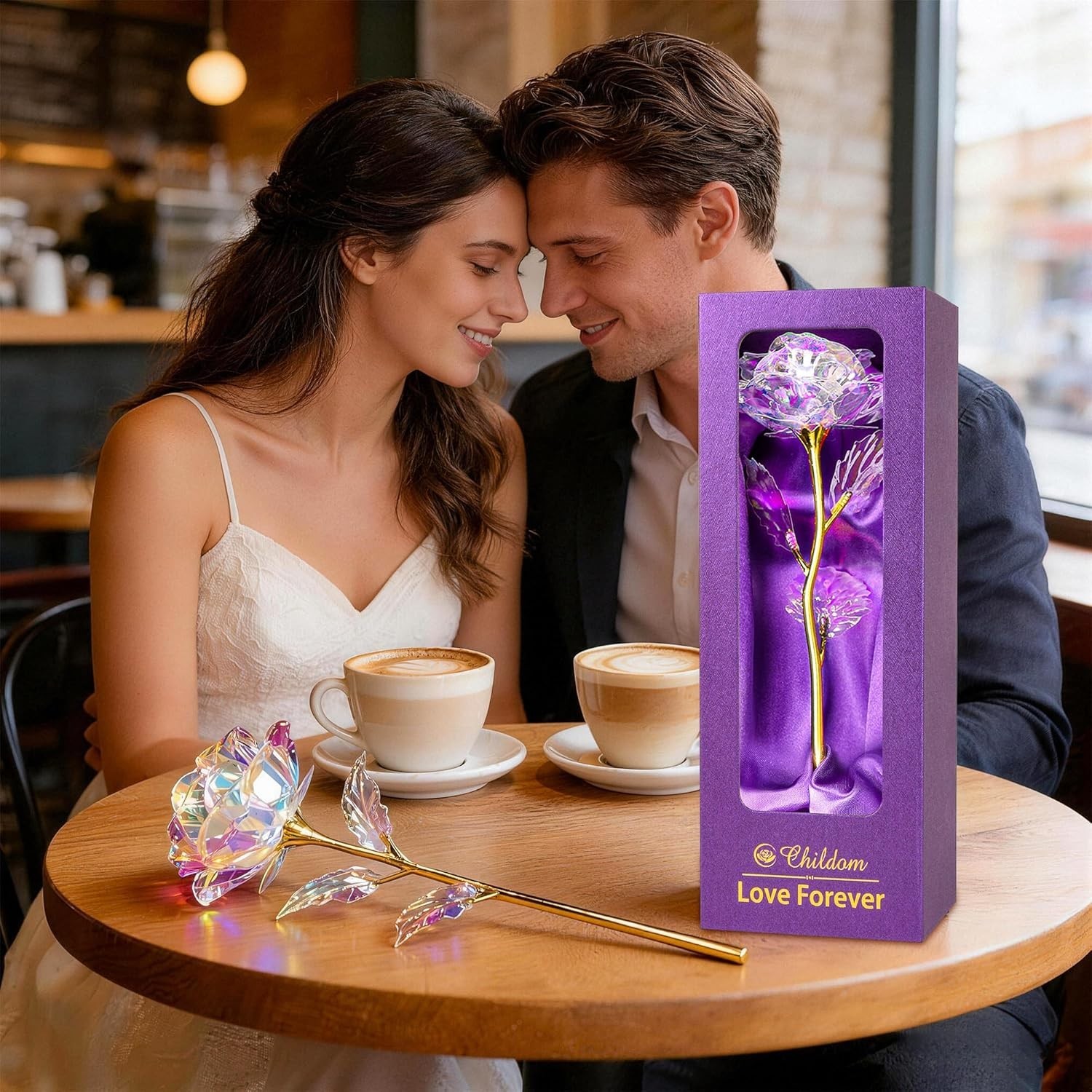 Elegant Floral Gift of Never Withered Rainbow Roses – Symbol of Love and Beauty