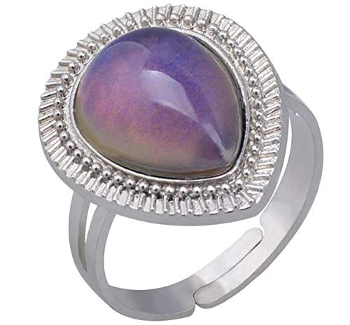 16pcs Mixed Mood rings temperature change color mood ring (Adjustable Size)