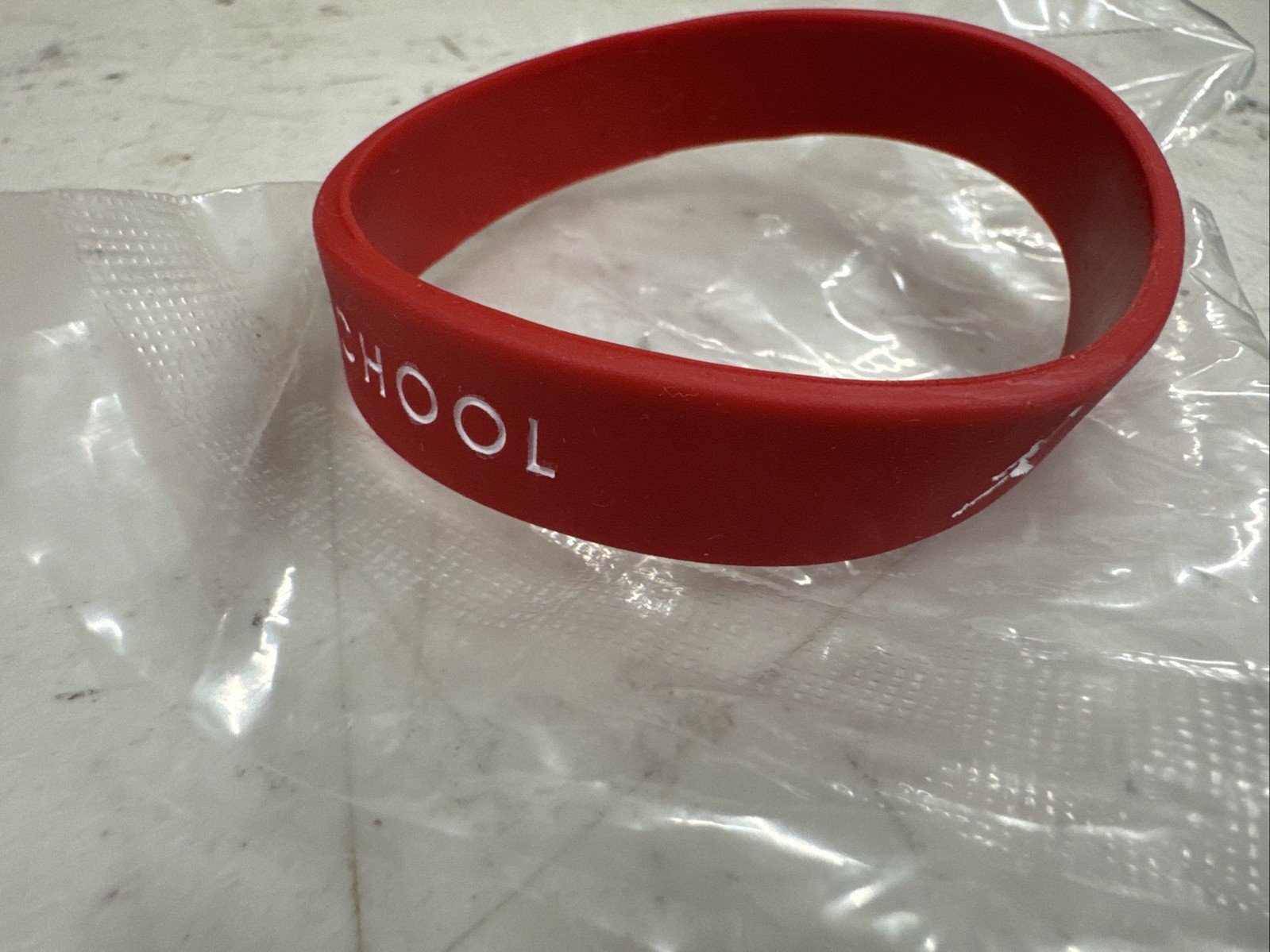 RARE OUT OF PRINT FLIGHT SCHOOL Michael Jordan MJ Silicone Wristband Bracelet