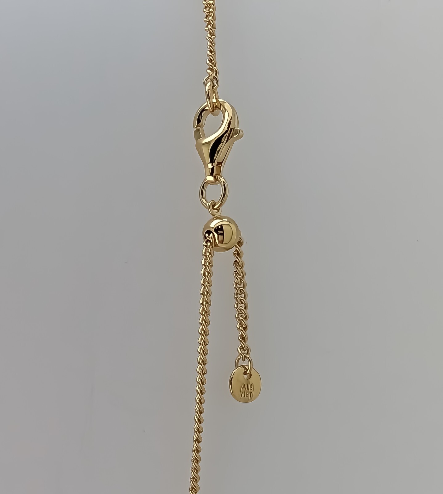 NEW 100% Authentic PANDORA 14K Gold Logo Curb Chain Necklace 368638C00