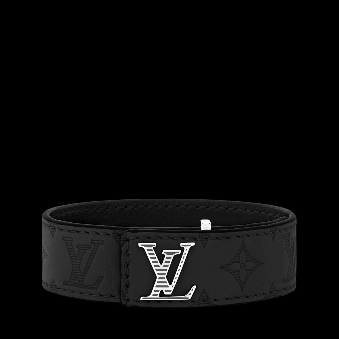 Louis Vuitton Slim Shadow Bracelet ‘ Black ‘