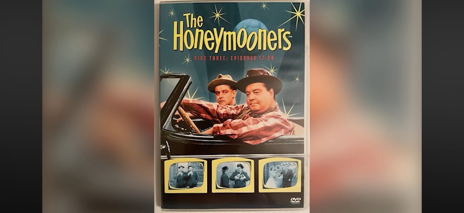 #3/10 Vintage, “HONEYMOONERS” Sitcom CHARM TV KRAMDEN b/w Italia for 9MM Bands