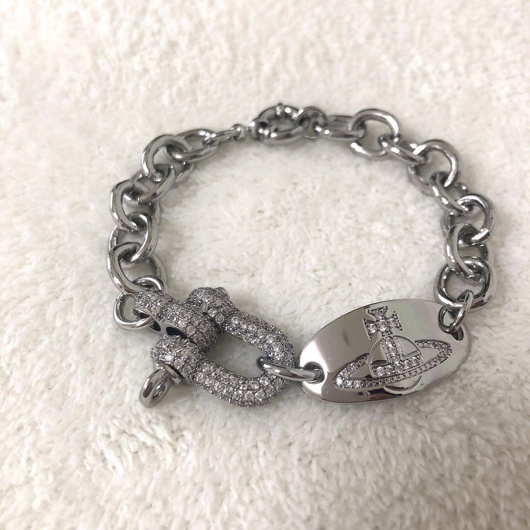Vivienne Westwood Bracelet Silver Chain NO BOX [EJ919