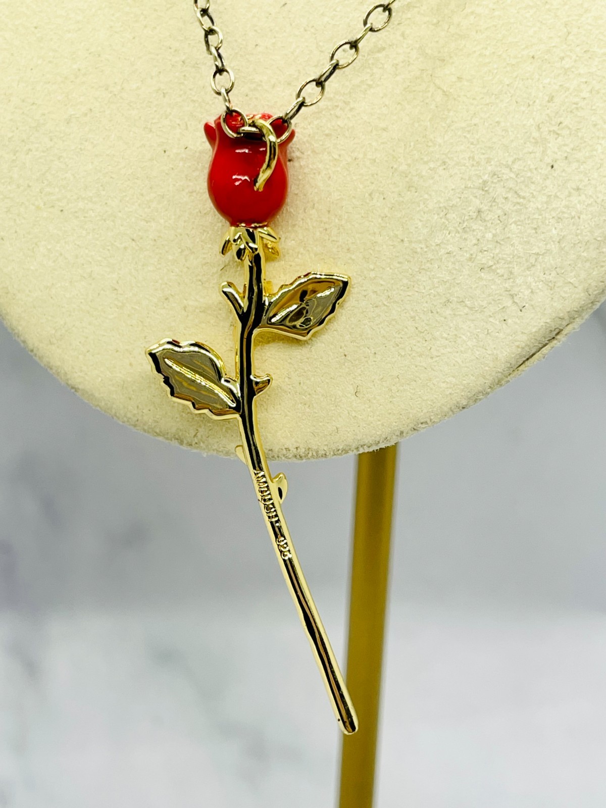 AMBUSH Design Japan Rose Pendant Rare Necklace – Pre owned / MF6234