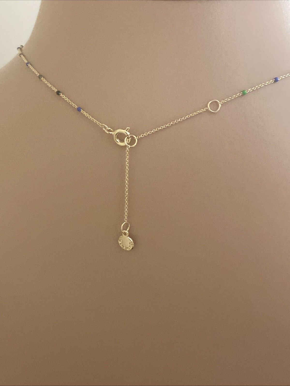 Gorjana 18K Gold Plated Capri Short Hamptons Necklace NWT
