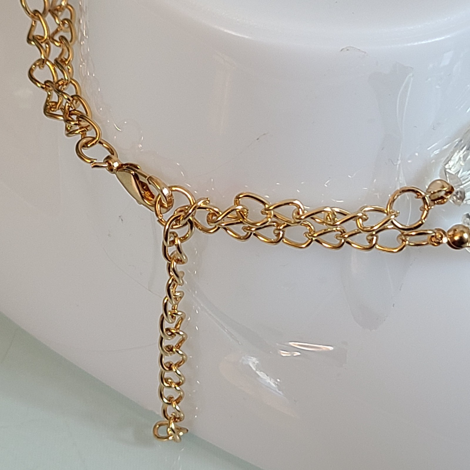 BIG CHUNKY DOUBLE STRAND FAB GREEN NECKLACE BIB WOWSER HUGE STATEMENT NECKLACE