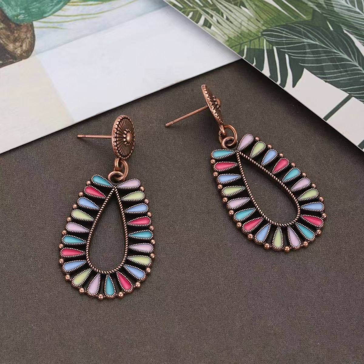 Charming Chinese earrings, super fairy and Western style, niche design, earrings