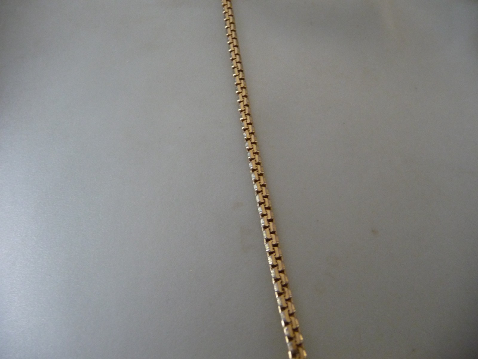14” L MONET GOLD TONE CHAIN W PENDANT CHERRIES NECKLACE #2/14