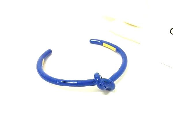 Celine Knot Bracelet Bangle Blue FV6250