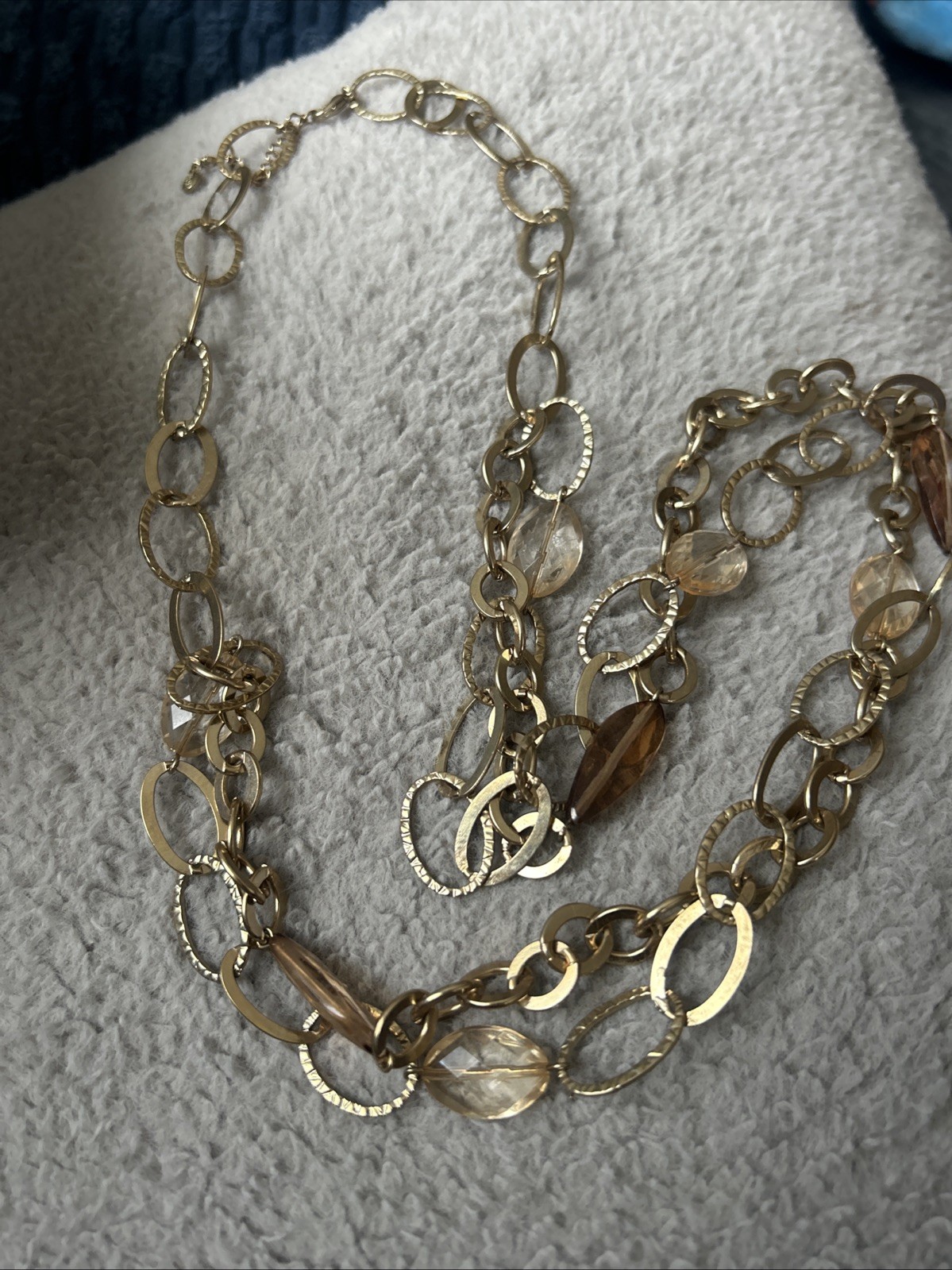 Apt 9 Gold Tone And Beaded Necklace