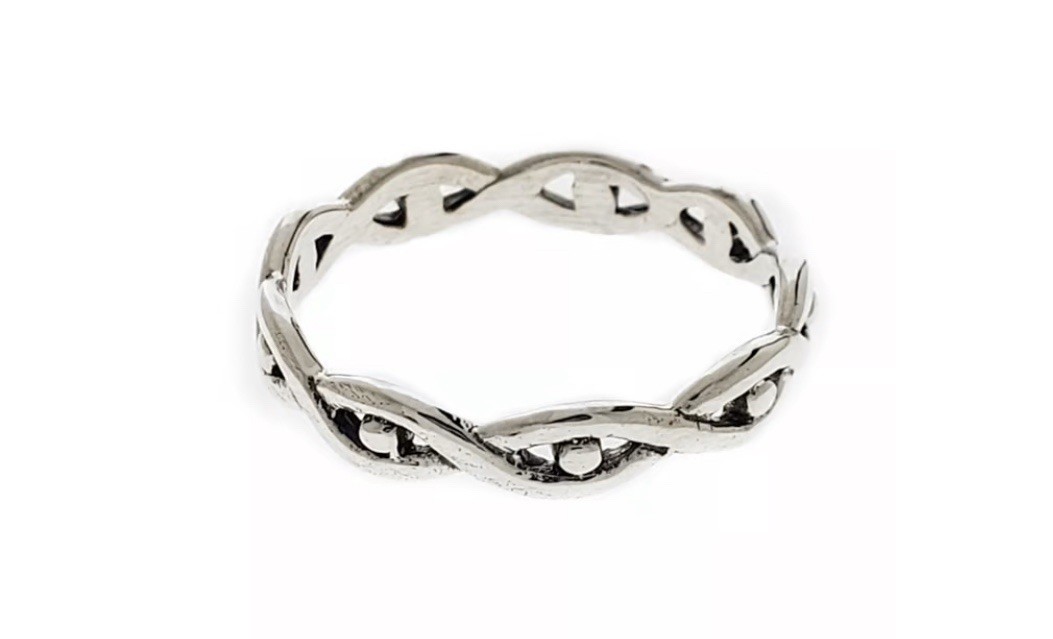 Sterling Silver Band Ring 92.5 Size 9