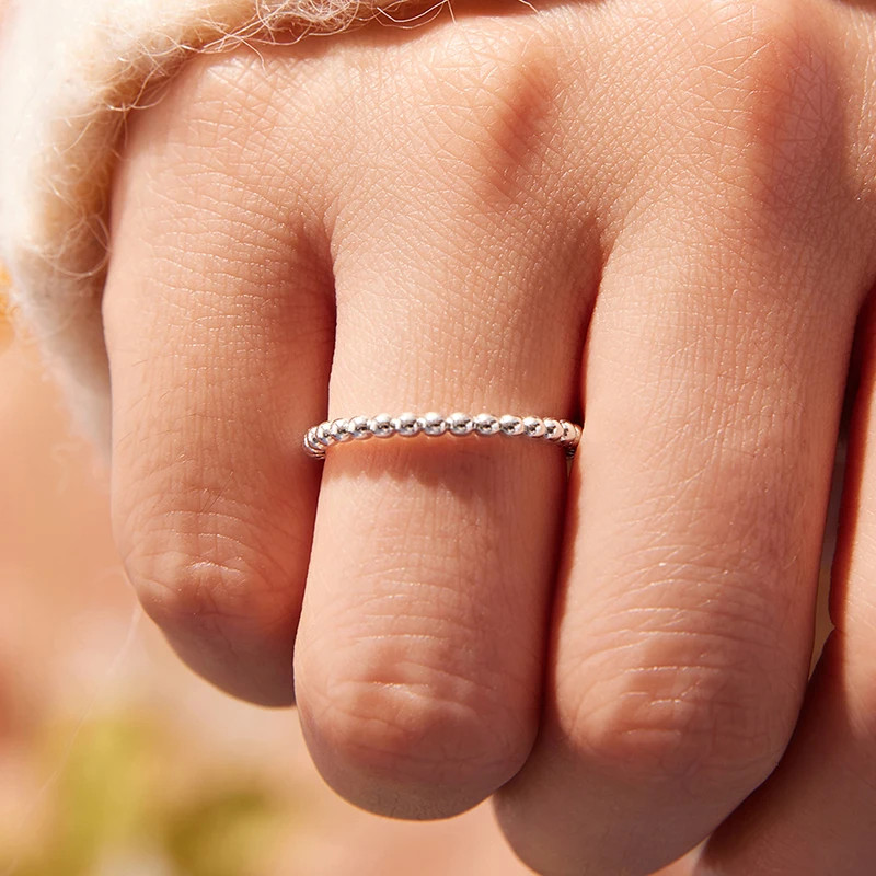Wedding Band Rings for Women 925 Sterling Silver AAA Zircon Stackable Engagement