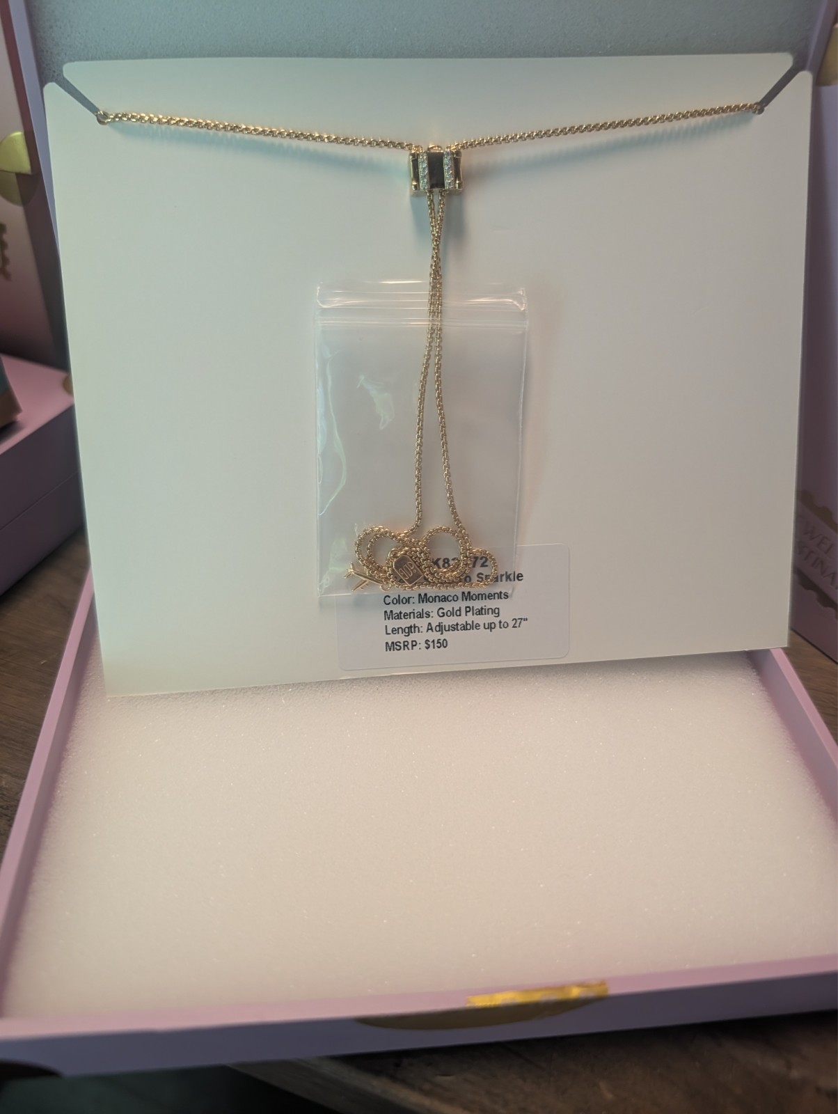 Bomb Party 2026 Jewel Candy Necklace “Next Stop To Sparkle” Monaco Moments