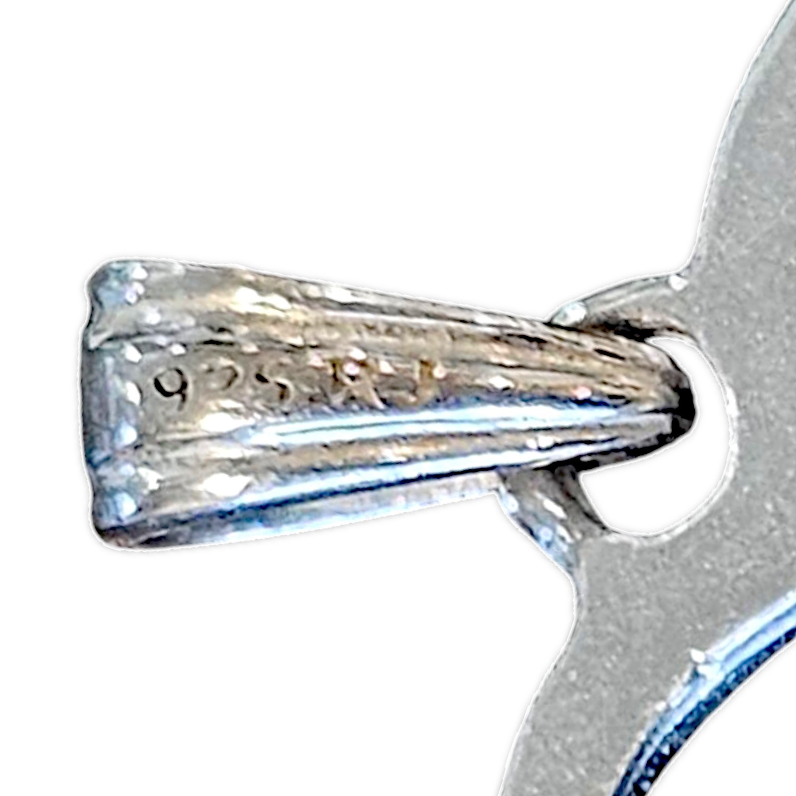 925 Sterling Silver RJ Graziano Heart Irish Claddagh Crystal Pendant Crown Hands