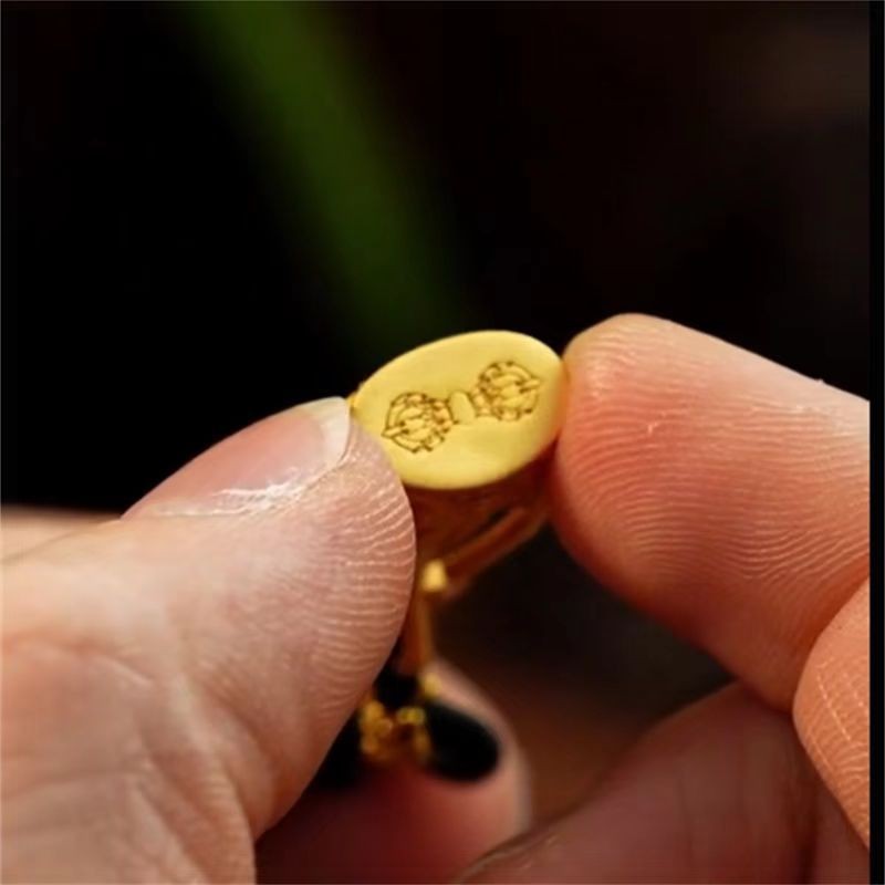 22K 23K 24K Thai Baht Yellow Gold Small Buddha Pendant