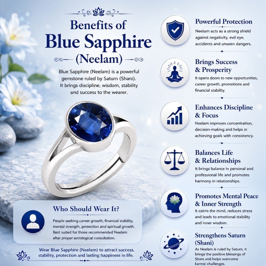 9 Carat Blue Sapphire Pendant Gemstone Gold Plated Men Women Gift