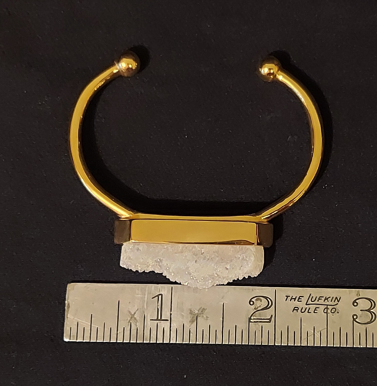 Kinsley Armelle 18k Gold Plated White Quartz Bracelet