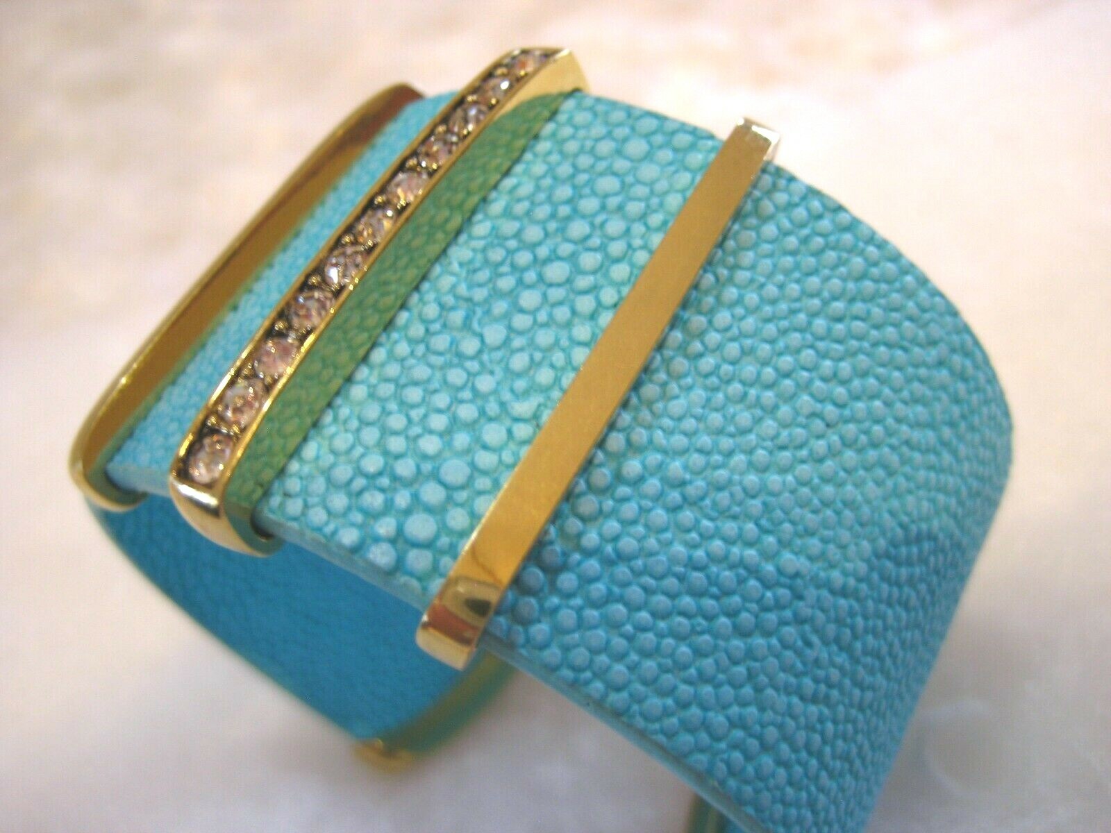 HEIDI DAUS (SMALL/Turquoise) “Out Of This World” Pave’ Cuff (Orig.$104.95)